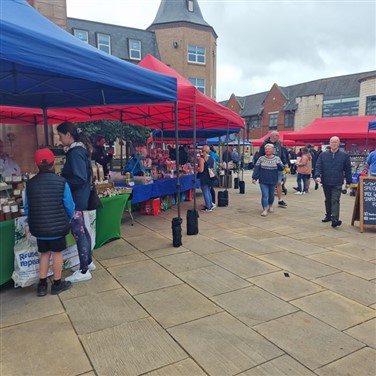 Wrexham on Market Day